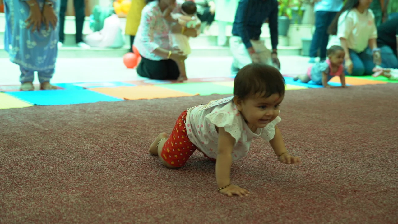 Babies racing at a past BCCL season