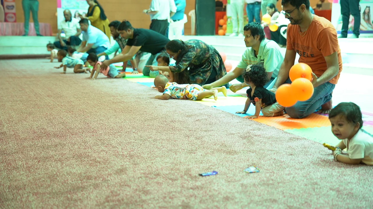 Babies racing at a past BCCL season