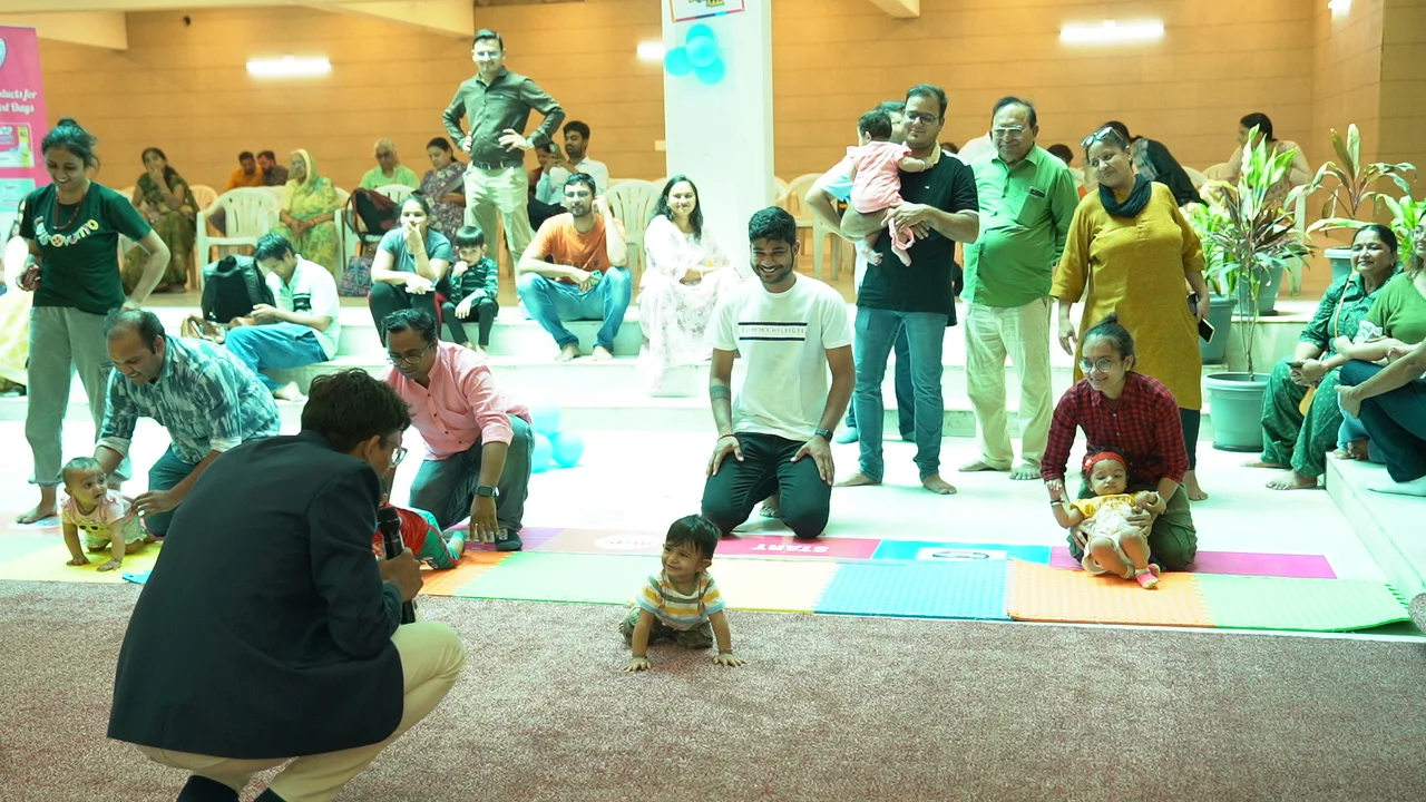 Babies racing at a past BCCL season