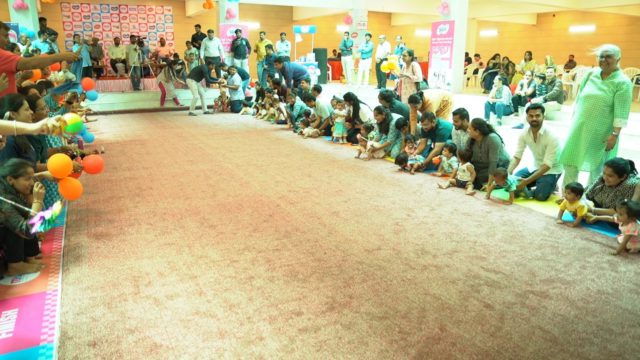 Babies racing at a past BCCL season